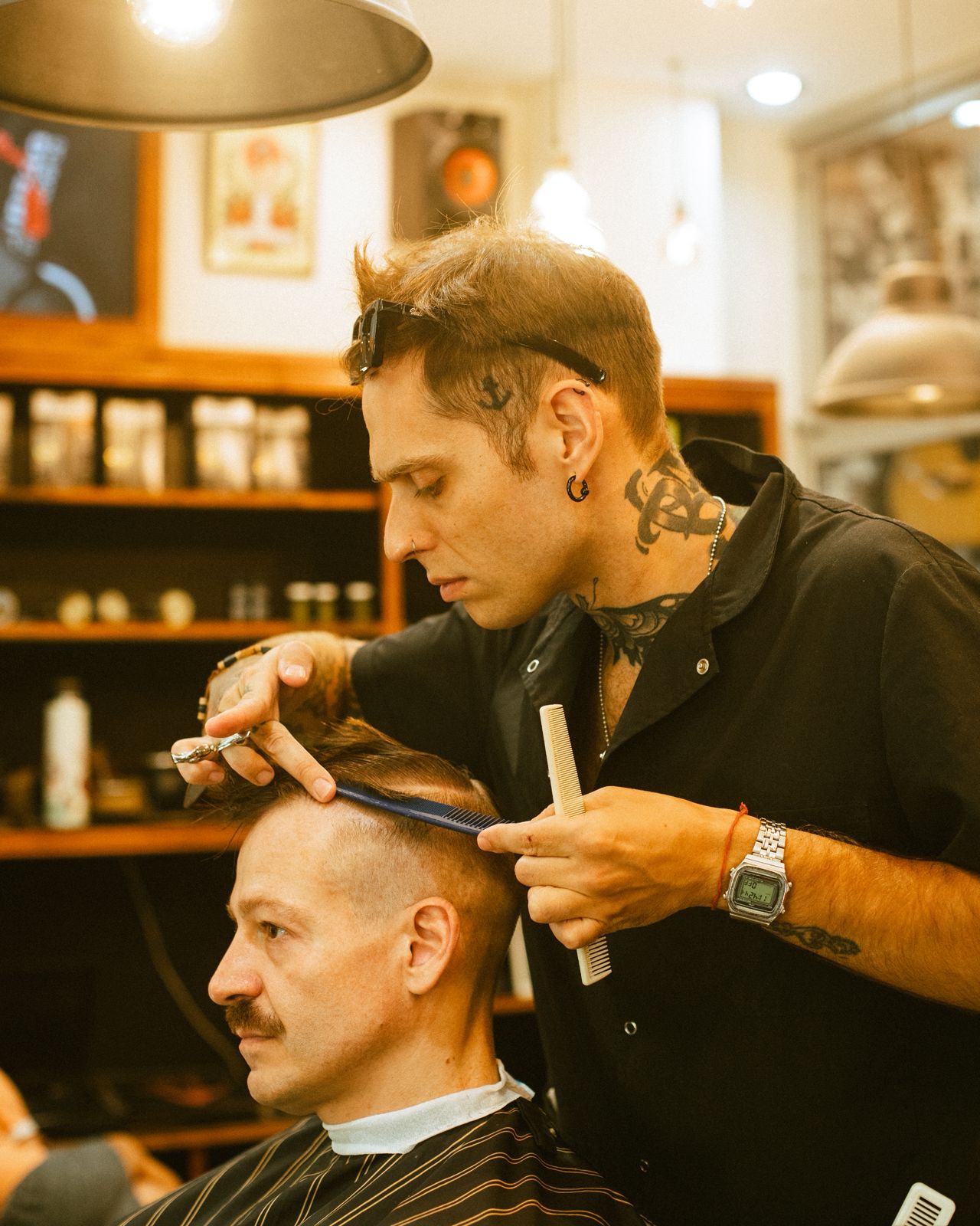 Servicio de corte con tijera en El Gran Patrón